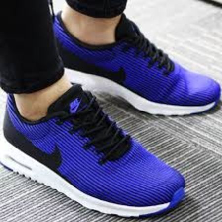 ОРИГИНАЛНИ *** Nike Air Max Thea Jacquard Black/Racer Blue