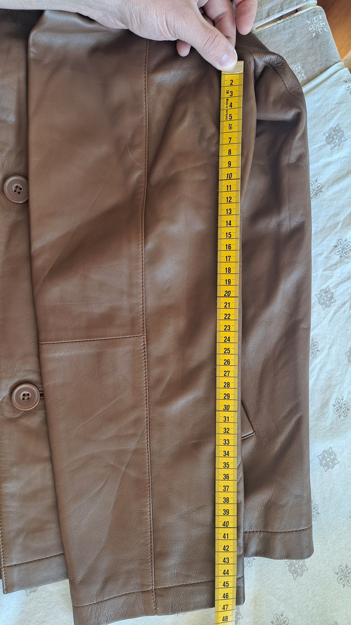 Sacou de piele naturală