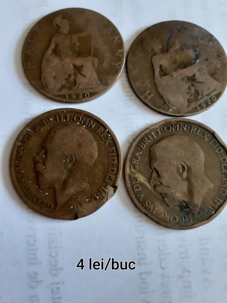 Monede diverse Anglia