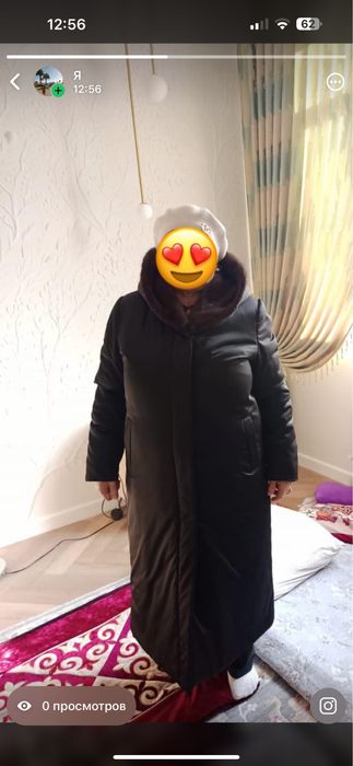 Зимняя куртка жагасы норка за 60тысяч