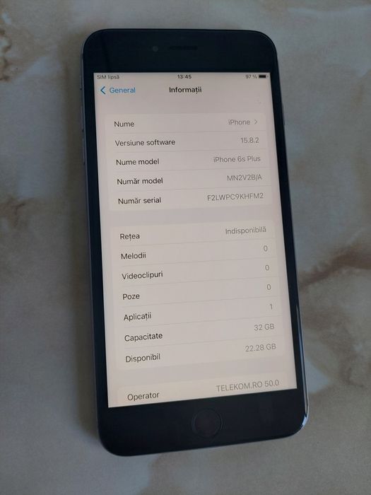 [6s+] Vând iPhone 6S Plus [impecabil] și [fără probleme] //poze reale