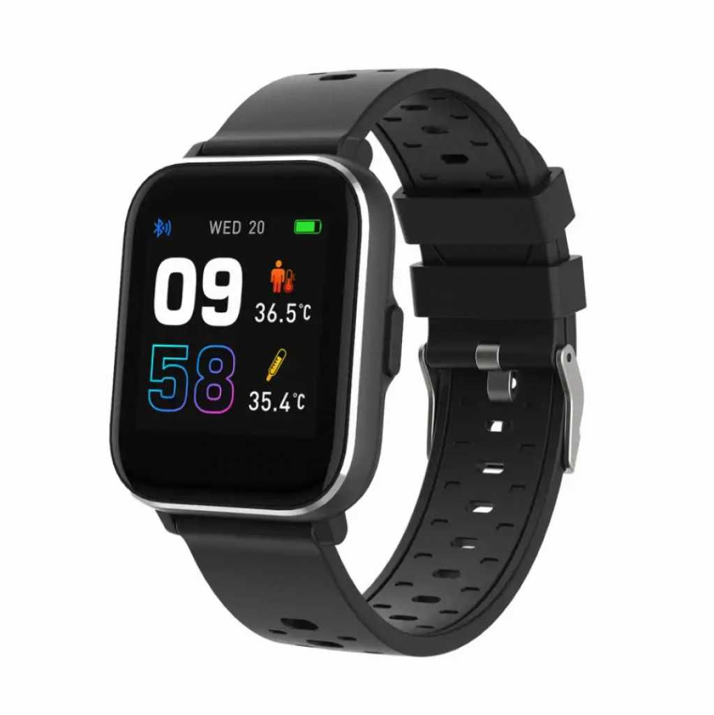 Bluetooth смарт часовник със сензор за телесна температура и др,
