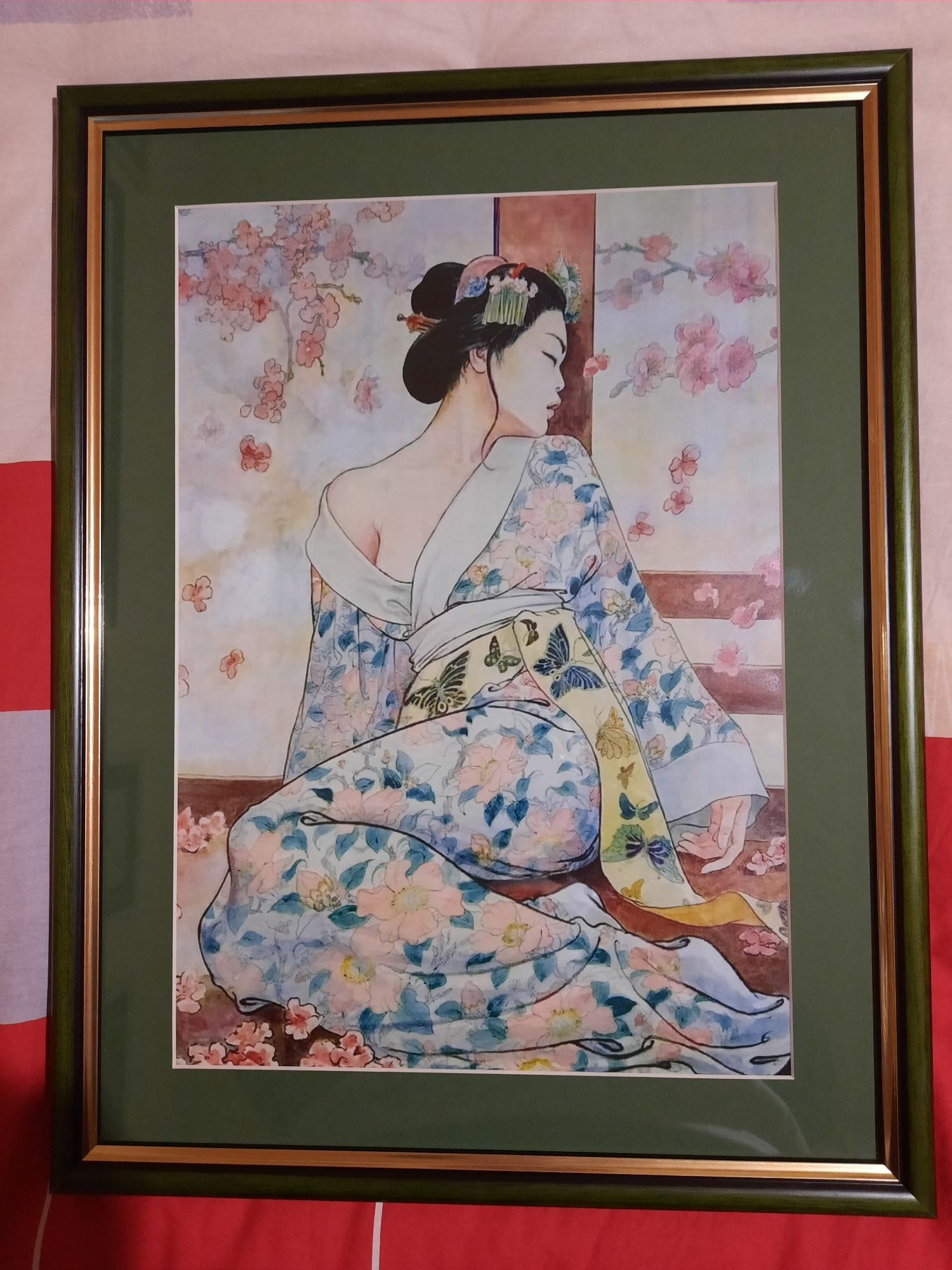 Geisha (arta japoneza,litografie)