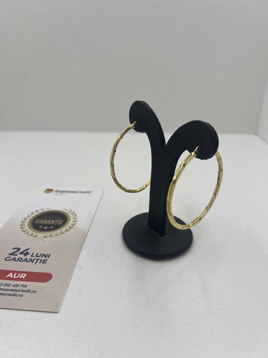 Cercei Aur 18k 4.61g (Ag25 Belvedere B.40611.15) Garantie 2 ani!