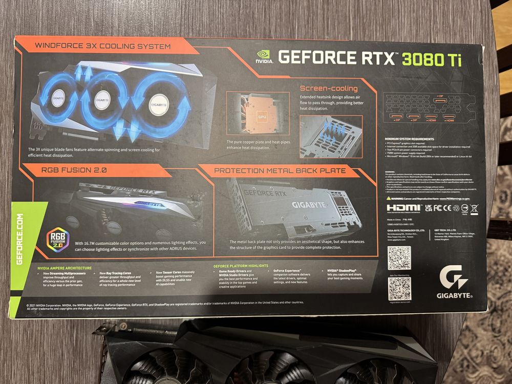 Продам RTX 3080ti