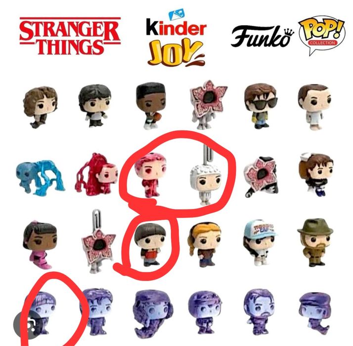 Фигурки из киндера очень странные дела