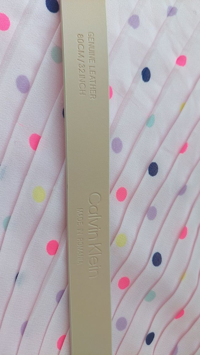 Дамски колан Calvin Klein оригинален естествена кожа