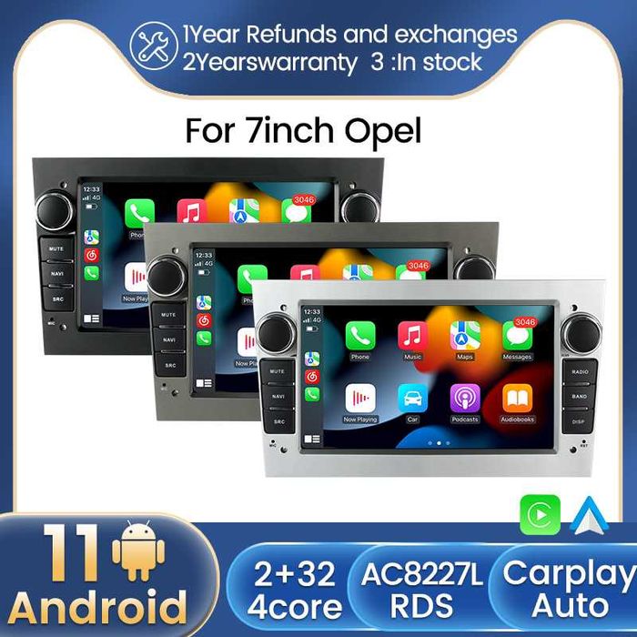 Navigatie Android 13 Opel Astra H Corsa Vectra CarPlay Waze + CAMERA