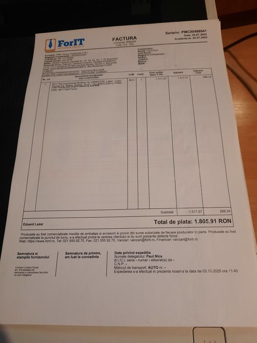 Imprimanta laser color Brother HL-L 8260 CDW și 5 tonere