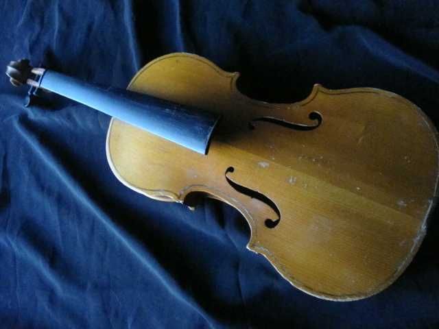 Музыкальный инструмент скрипка 1970 года СССР  реставрация
