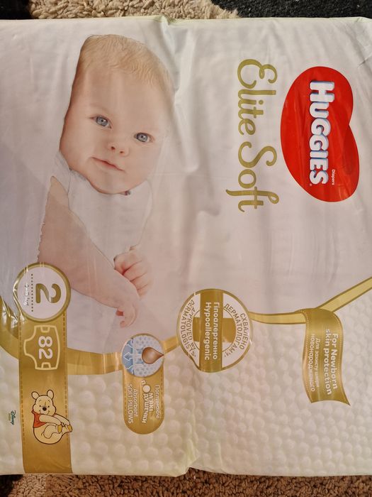 Huggies 2 elite soft 82 buc