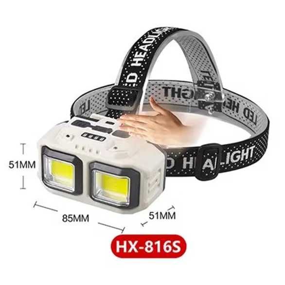 Професионален LED челник HX816S сUSB‑C зареждане,сензорно управление 4