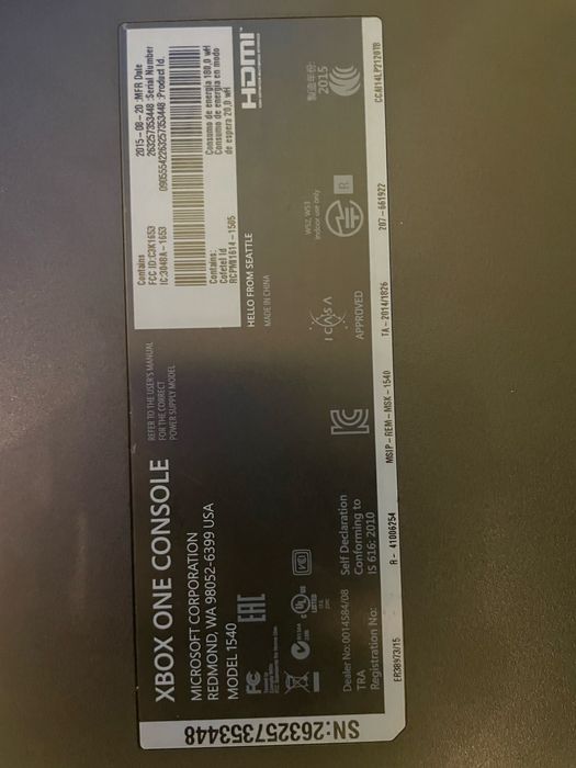 Xbox One (1) x-b-o-x One