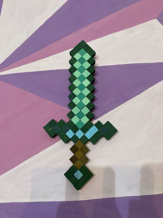 Sabie Minecraft din lemn - Diamond