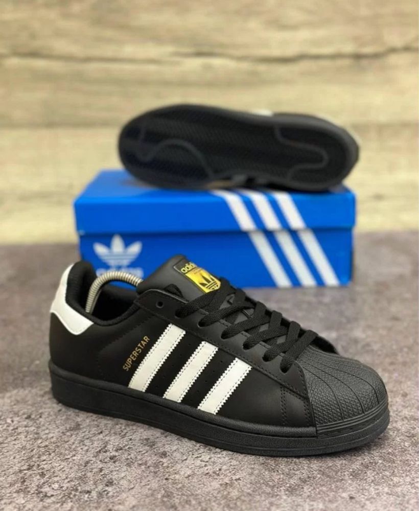 Adidas Superstar чёрный