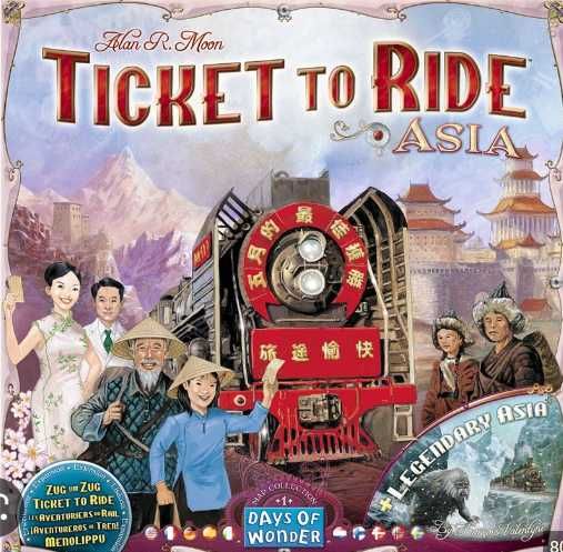 Ticket to Ride Asia Бордова игра