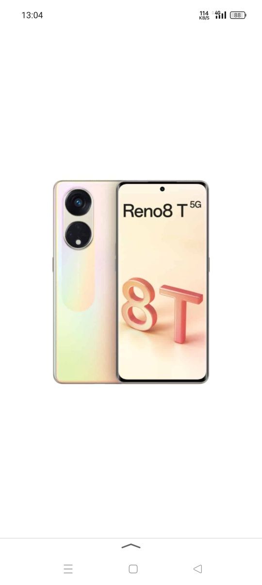 OPPO reno 8 T GOLD  8+8 256