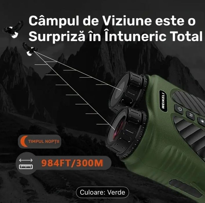 Binoclu infrarosu ecran 2.5k noapte si zi nou