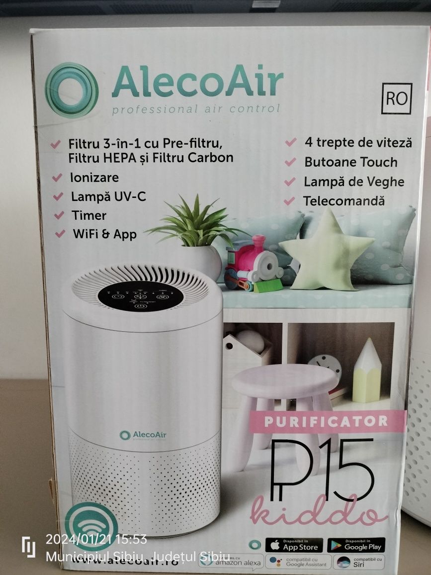 Purificator de aer AlecoAir P15 KIDDO