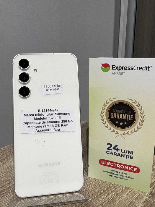 (ag42) Samsung S23 FE *2 ani garantie* B12144