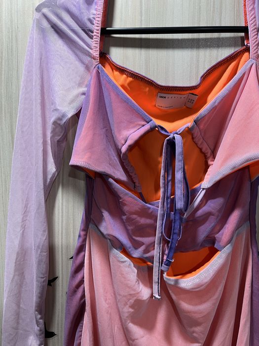 Мини рокля с мрежа ASOS