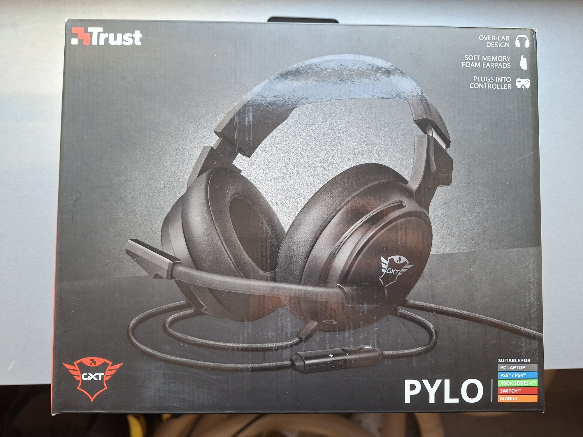 Геймърски слушалки Trust GXT 433 Pylo счупени