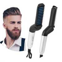 Електрическа четка - гребен за изправяне на брада или коса, за мъже