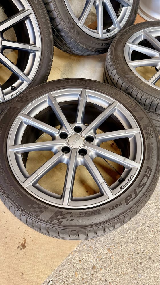 Оригинални 5х112 19” Audi A6 C7 Allroad С летни гуми