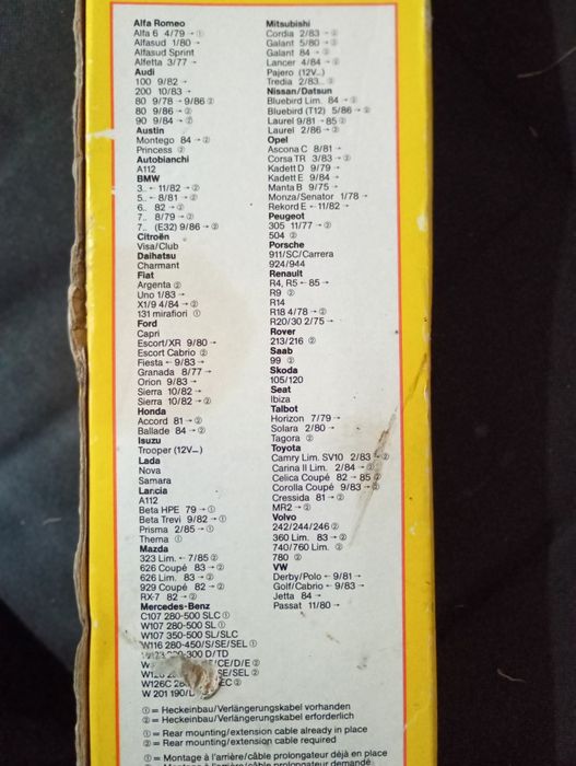 Автоматична антена за кола Бош