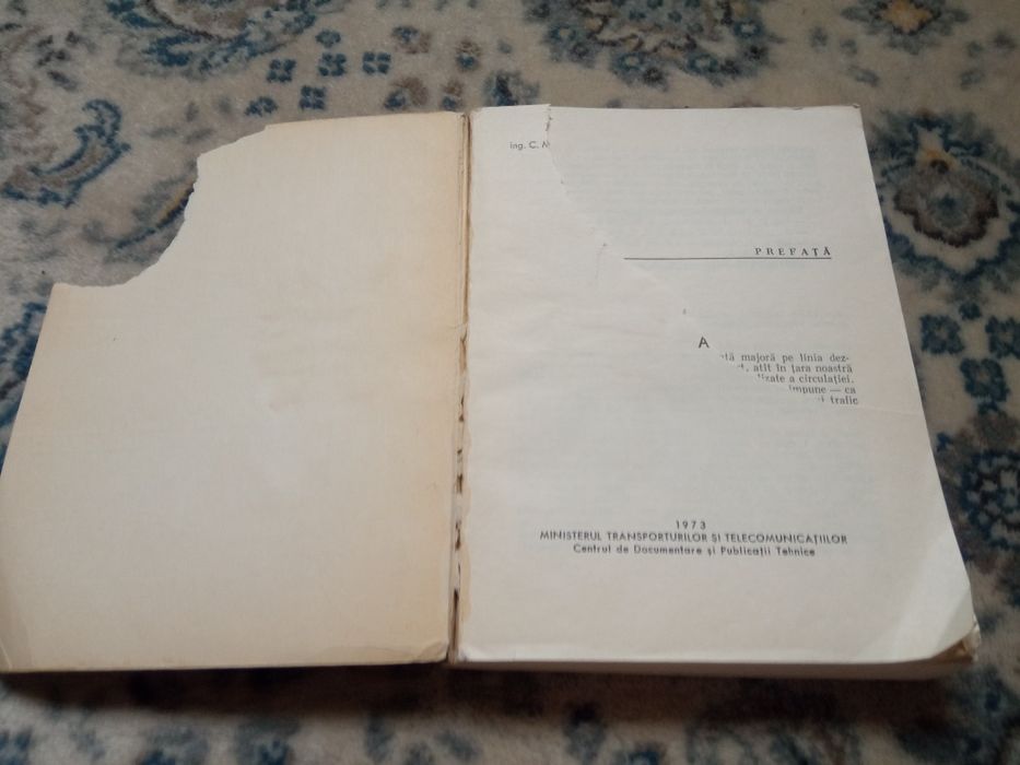 Vând carte din domeniul Feroviar extrem de rara  din 1973