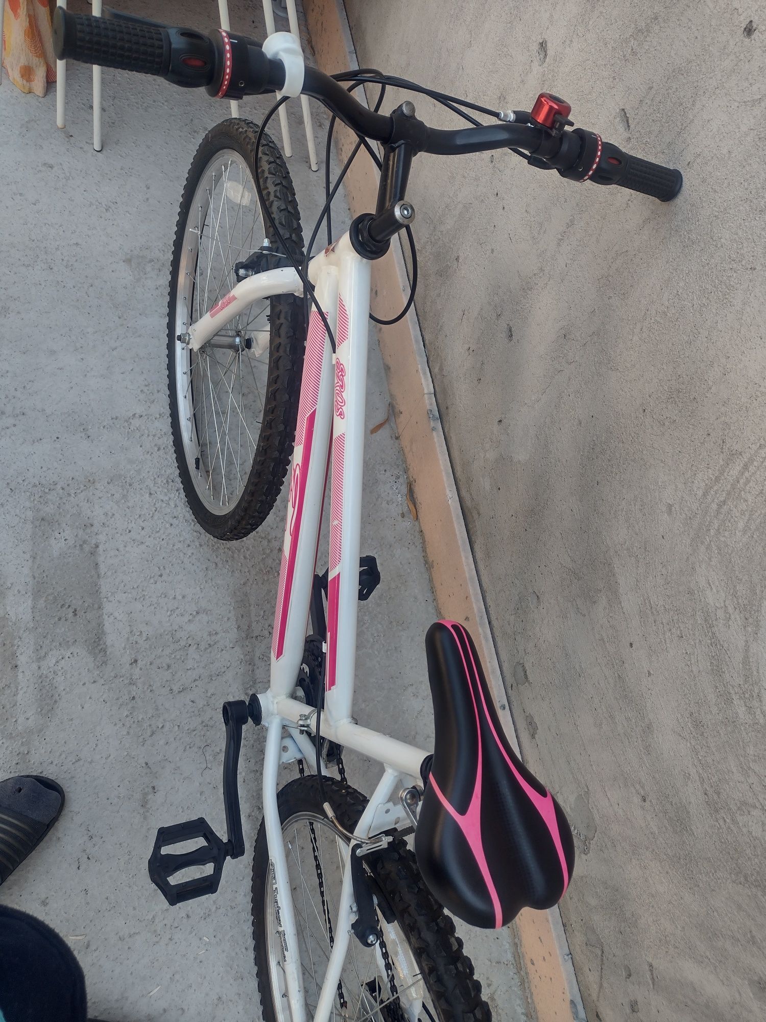 Bicicleta MTB Dama TEC Eros , culoare Roz/Alb Roata 26"