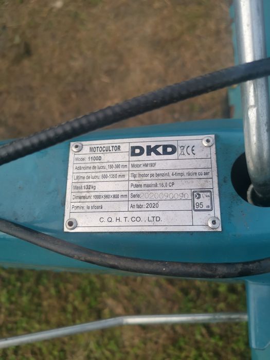 Motocultor Dakard 16cp,remorcă basculabilă Dakard, freză