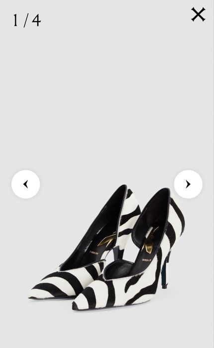 Нови обувки patrizia pepe zebra