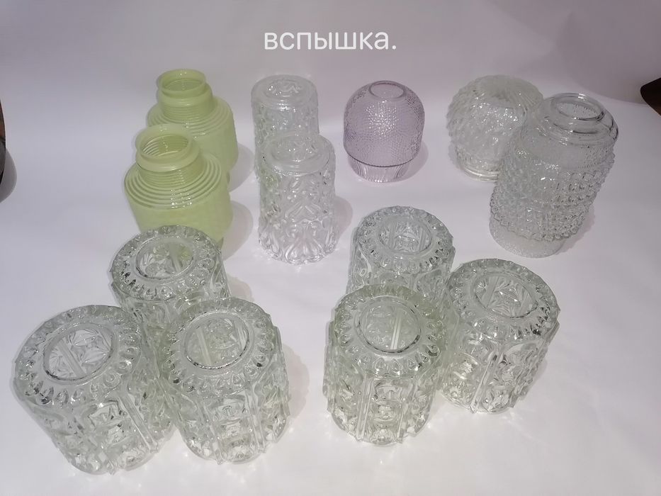 Плафоны разные стекло ''качество''