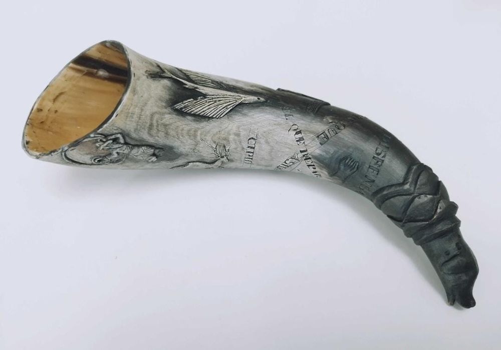 Vechi Corn viking de baut sau decor , Vanatoare