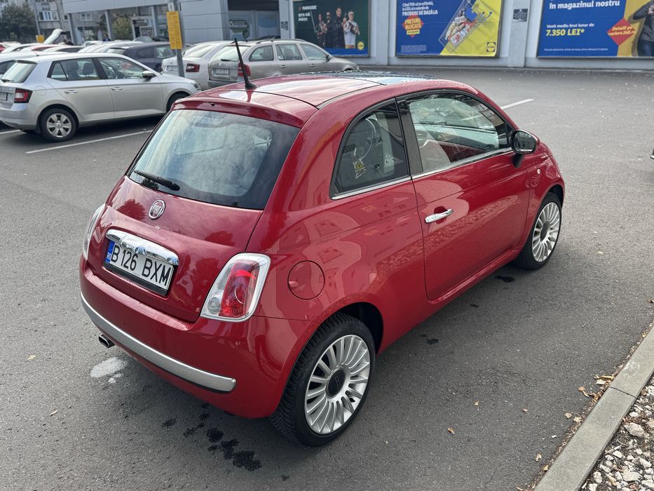 Fiat 500 cutie AUTOMATA,Panoramic,Aer Conditionat,euro6,An 10.2014