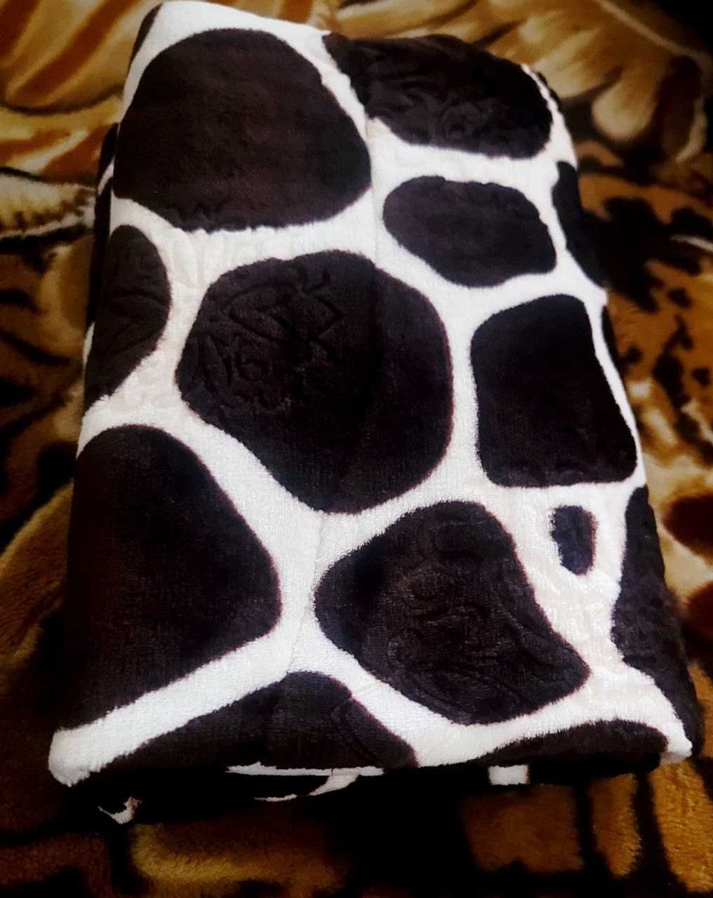 Плюшевое новое 2х стороние одеяло для малышей теплое