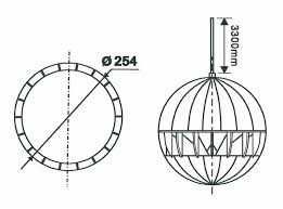 Колонка OMNITRONIC в виде люстры.(всепогодная)