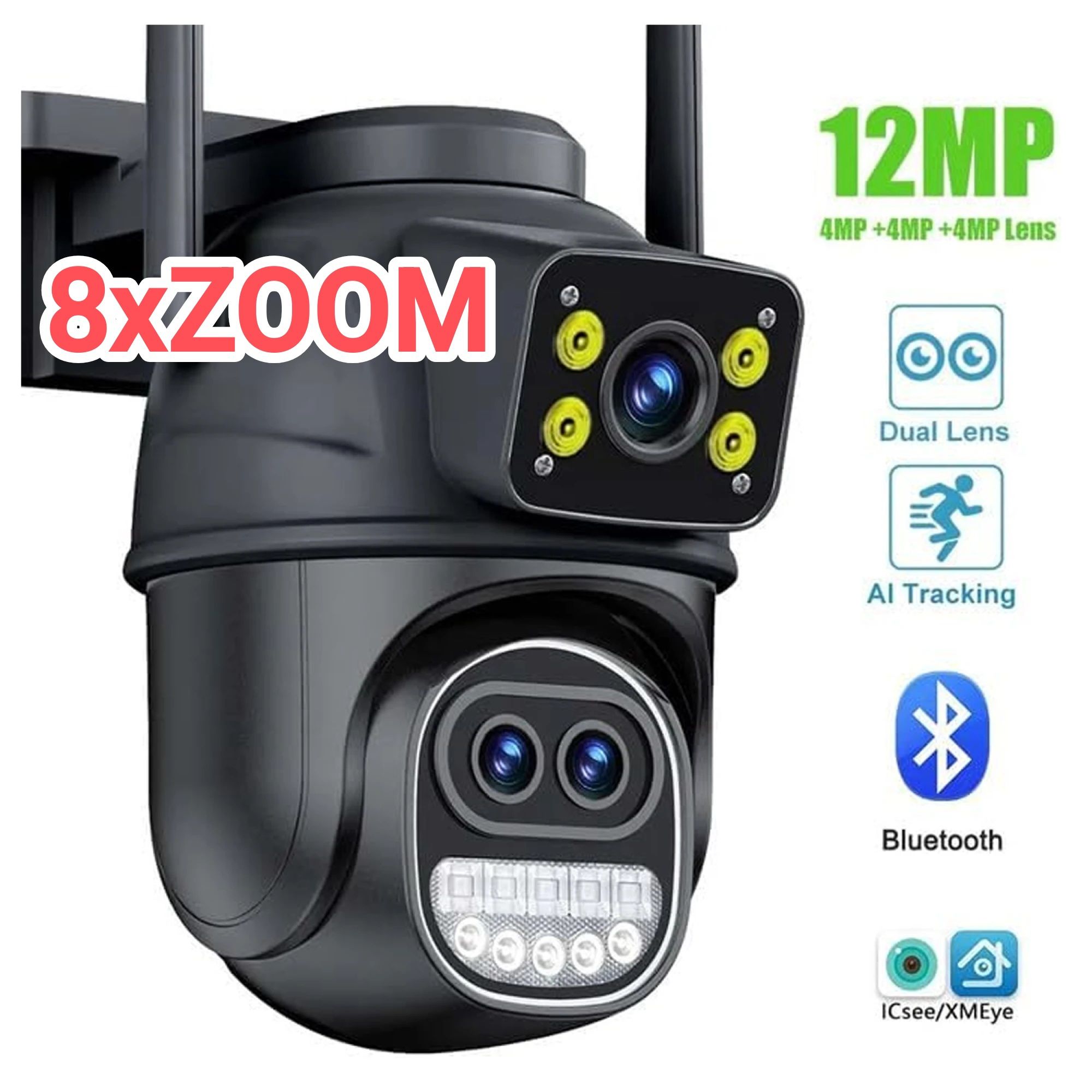 Wifi камера с три обектива и ZOOM