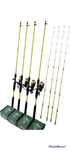 Set 4 Lansete Feeder 2.7m ROBINHAN 100-200gr + 4 Eastshark QFC5000
