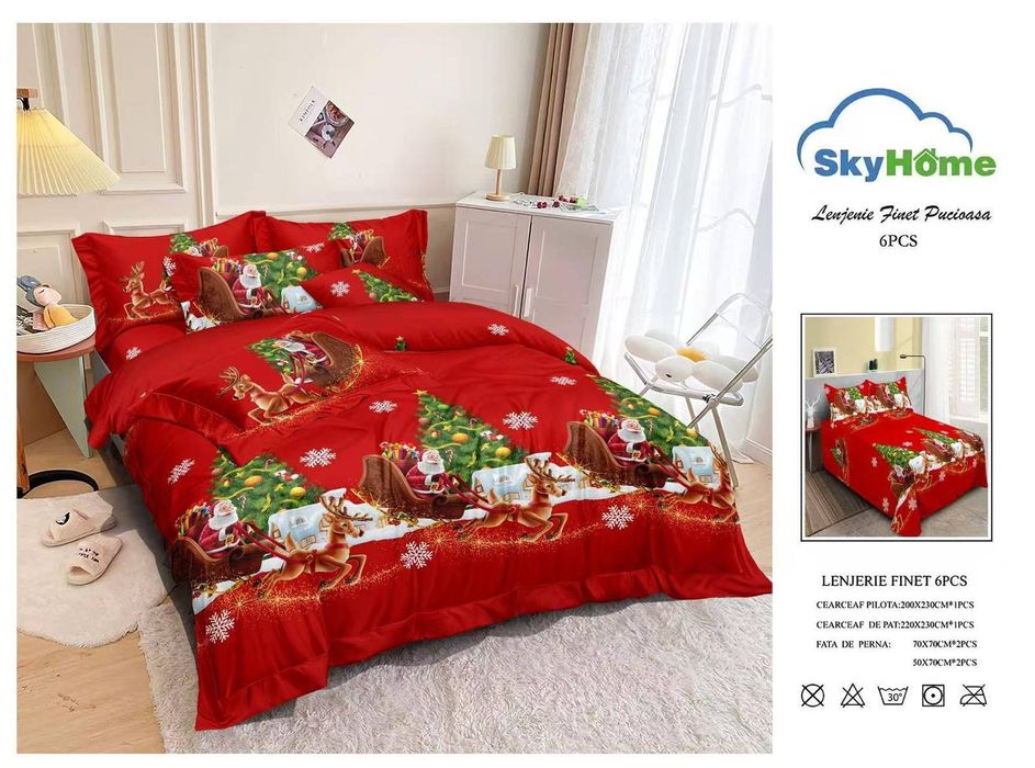 Lenjerie de pat finet 6 piese