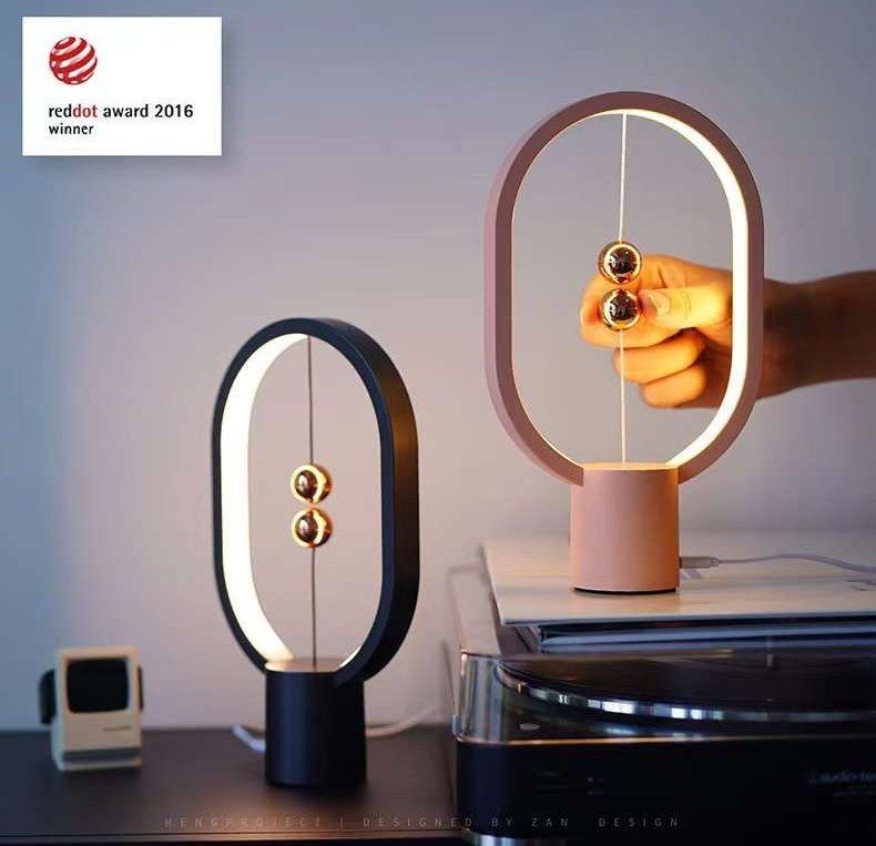 Инновационная настольная лампа светильник Heng Balance Lamp Ellipse Re