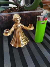 Deosebit - sfesnic mic din bronz aurit, Sfantul Anton