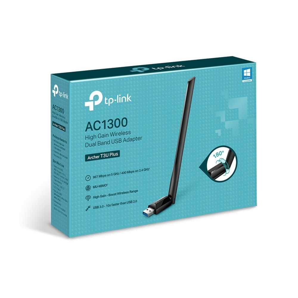 TP-Link Archer T3U Plus / AC1300 USB-адаптер с поддержкой Wi-Fi