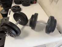 Gantere reglabile noi Germany, set 10 kg+10 kg=20 kg. Pret promo 150 l
