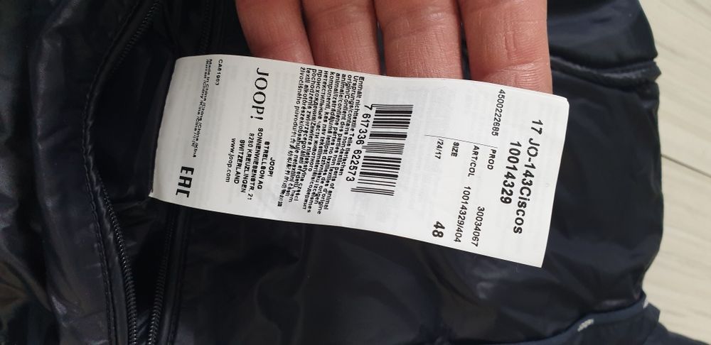 JOOP! Mens  Jacket Size 48 - M НОВО! ОРИГИНАЛ! Мъжко Зимно Яке!