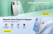 iPhone 13 Pro Max - Baseus Clear Case MagSafe & Glass