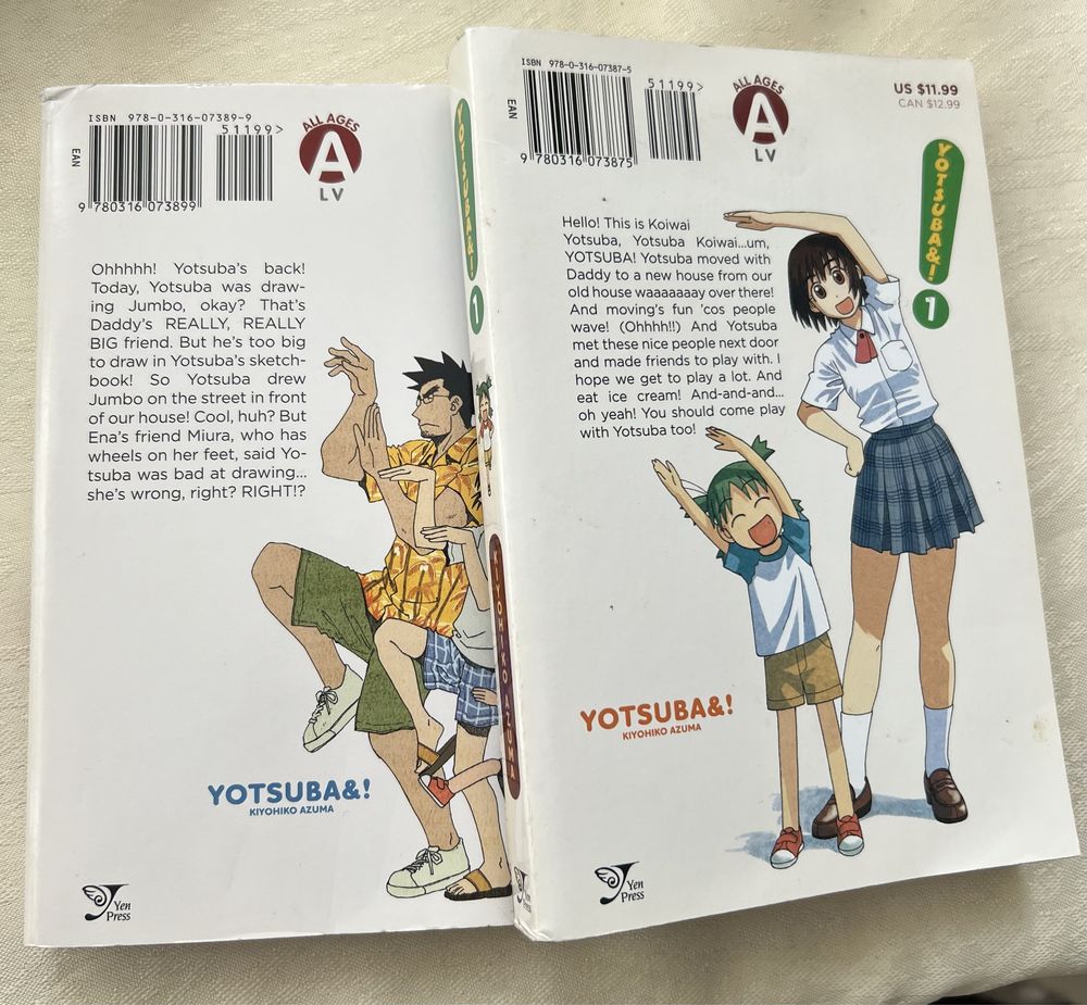 Manga/comics Yotsuba&! манга/комикс 1 и 2 част/volume.