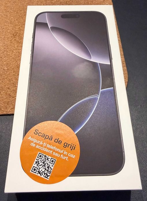 iPhone 16 Pro Max, 256Gb, Black Titanium , Model A3296