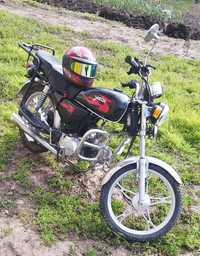 Мотоцикл Альфа 110кб + шлем + доки в хорошем состоянии
